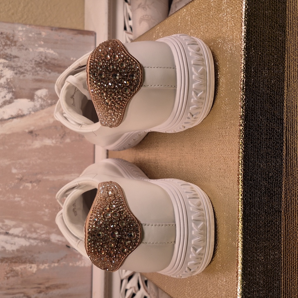 Michael Kors - Grove Embellished Leather Sneaker - Picture 5 of 14